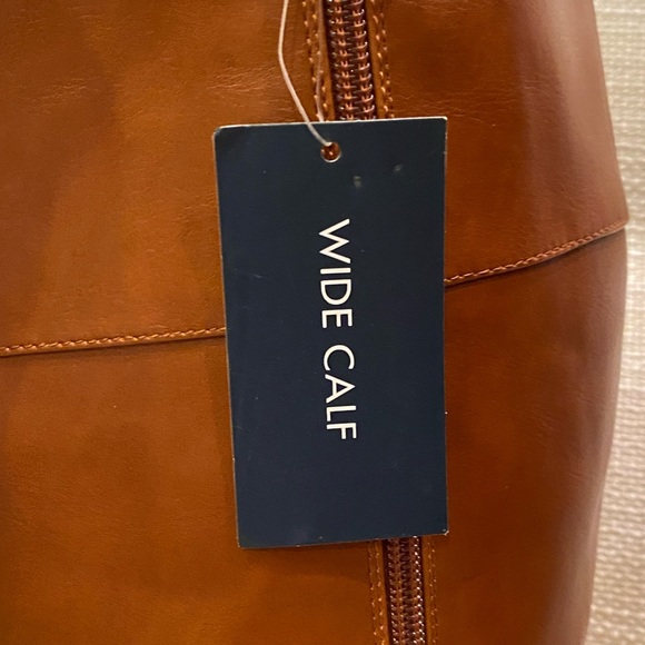 Tommy Hilfiger Saddle Leather Riding Boots / Wide Calf / New w Tags / 6 M WC - Picture 10 of 16